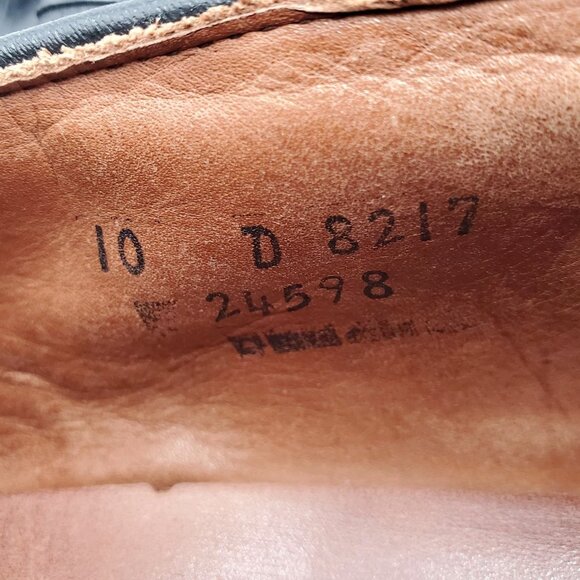 Allen Edmonds Grayson Dress Shoes Mens 10D Black Leather Classic Tassel Loafers - Picture 7 of 15